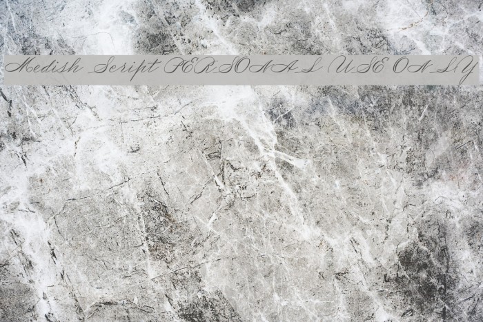 Medish Script PERSONAL USE ONLY Font examples