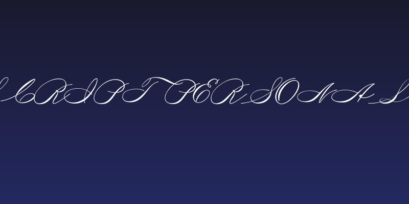 Medish Script PERSONAL USE ONLY Social Header
