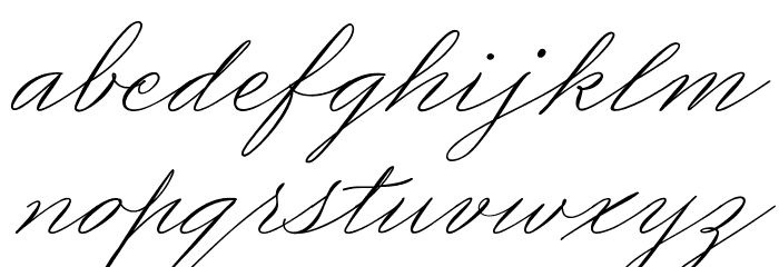 Medish Script PERSONAL USE ONLY Font LOWERCASE
