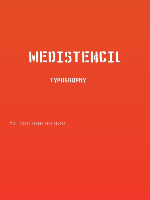 Medistencil Poster