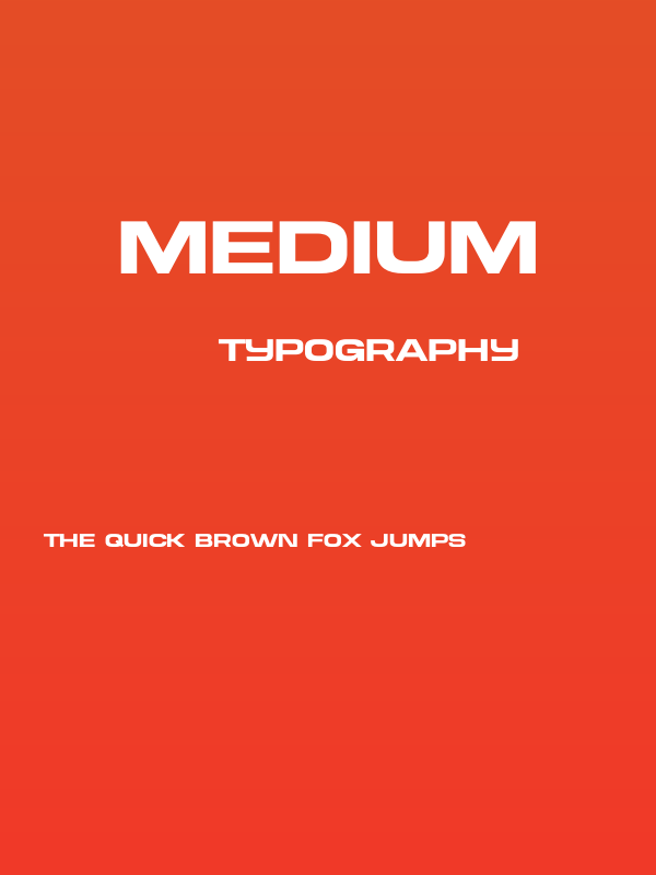 Medium Poster