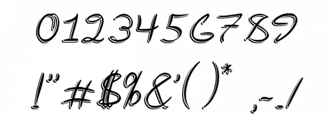 Medley_Script Font OTHER CHARS