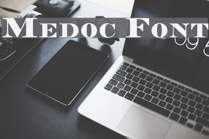 Medoc Font examples