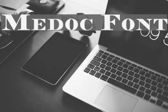 Medoc Font examples