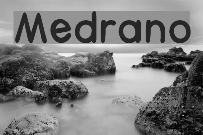 Medrano Font examples