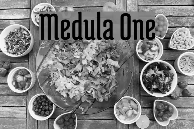 Medula One Caratteri examples