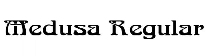 Medusa Regular  لخطوط تنزيل