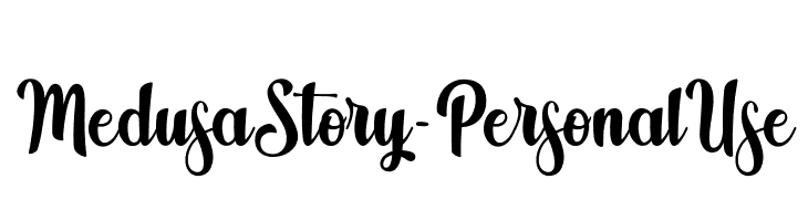 Medusa Story - Personal Use  免费字体下载