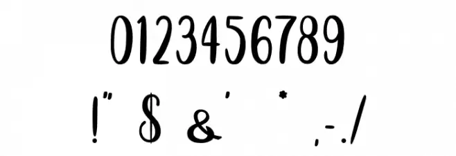 Medusa Story - Personal Use Font OTHER CHARS