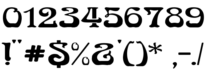 Medusa Font OTHER CHARS