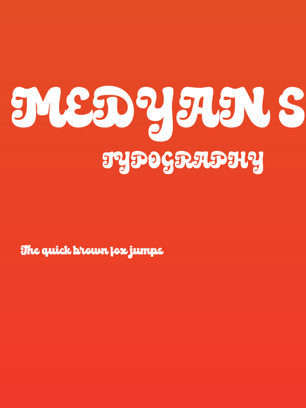 Medyan Script Personal Use Only Regular Poster