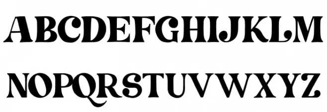 Medyson Font UPPERCASE