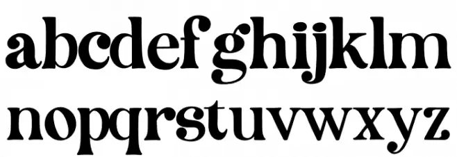 Medyson Font Litere mici
