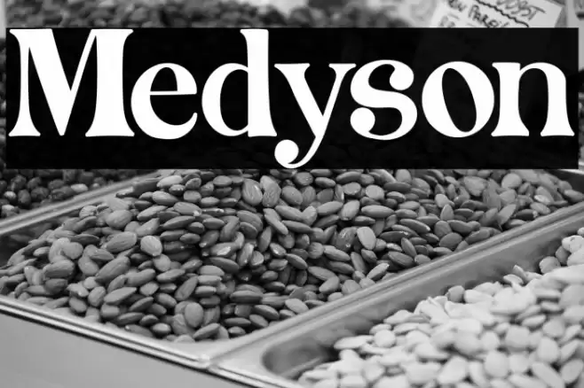 Medyson Font examples