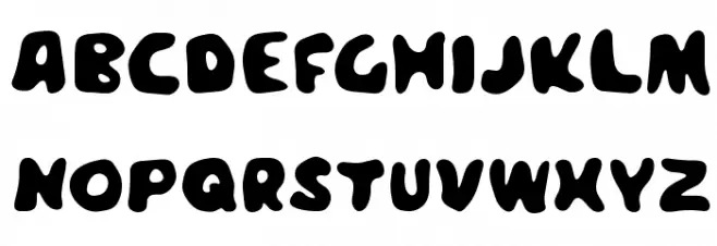 Meegoreng Schriftart Groß