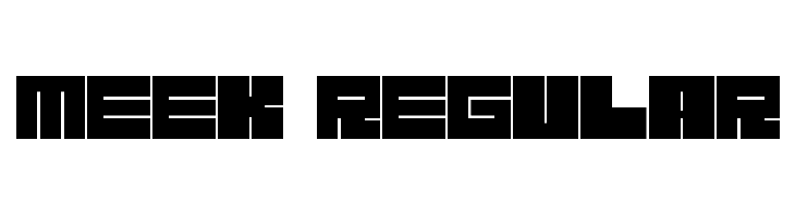 Meek Regular Font