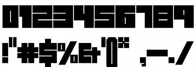 Meek Regular Font OTHER CHARS