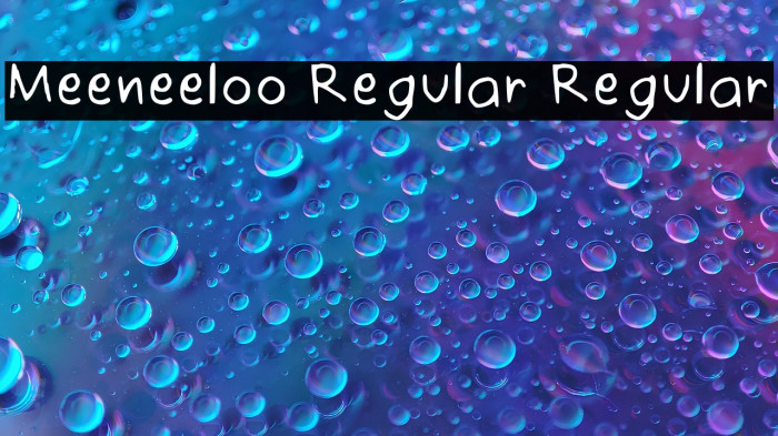 Meeneeloo Regular Regular Example 2