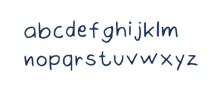 Meeneeloo Regular Regular Lowercase