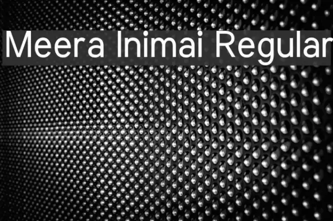 Meera Inimai Regular Font examples