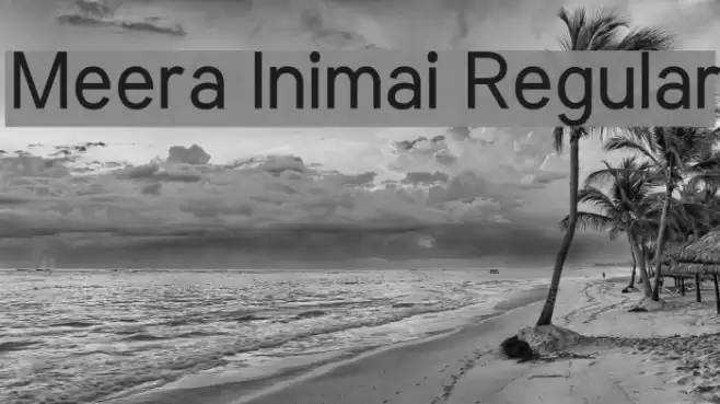 Meera Inimai Regular Font examples