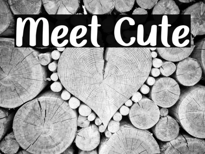 Meet Cute Font examples