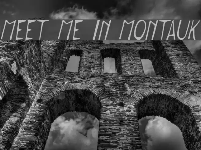 Meet me in Montauk Font examples