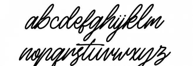 Meethlake फ़ॉन्ट लोअरकेस