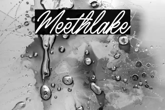 Meethlake Font examples