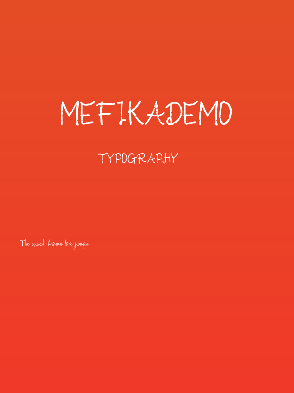 MefikaDemo Poster