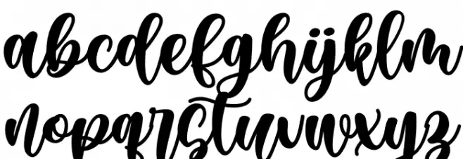 Mefirah 字体 小写