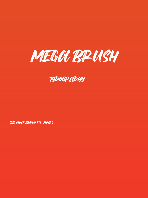 Mega Brush Poster