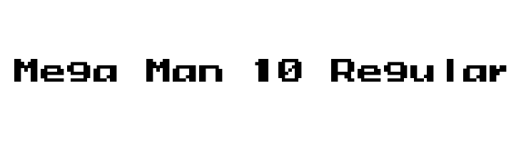 Mega Man 10 Regular  font caratteri gratis