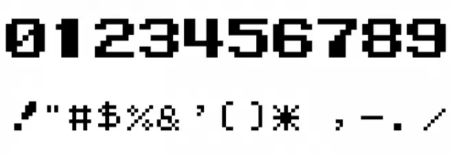 Mega Man 10 Regular Polices AUTRES CHARS