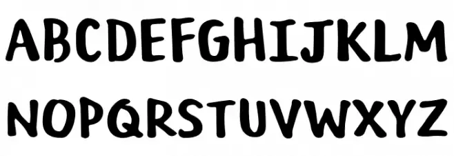 Mega Marker Schriftart Groß