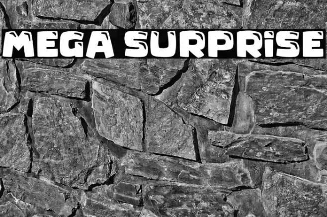 Mega Surprise Font examples