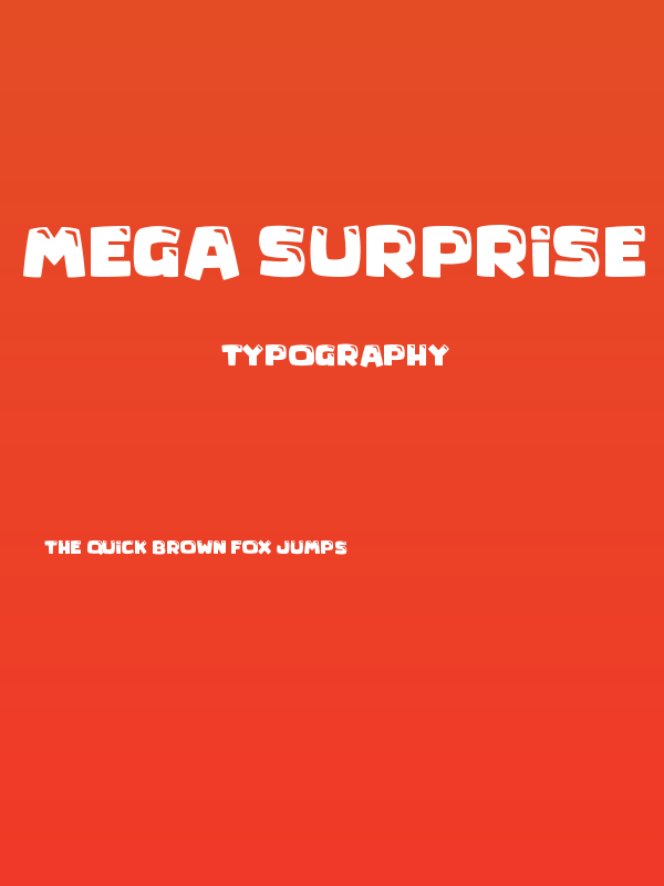 Mega Surprise Poster