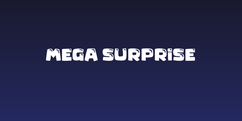 Mega Surprise Social Header