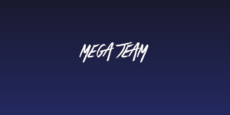 Mega Team Social Header