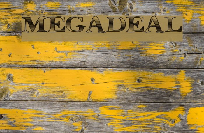 MegaDeal Font examples