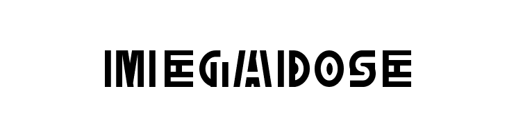 MegaDose  Frei Schriftart Herunterladen