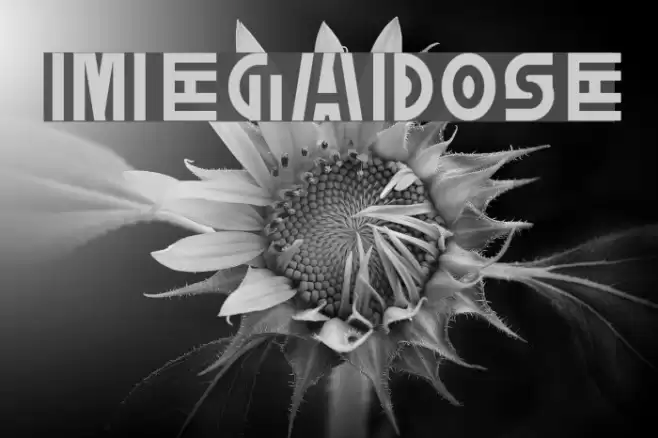 MegaDose Font examples