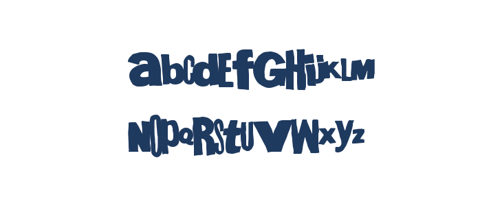 MegaGothic Lowercase