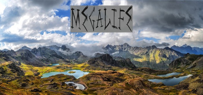 MegaLife Font examples