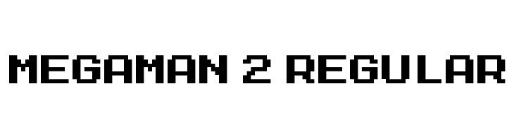 Megaman 2 Regular Font Ffonts Net