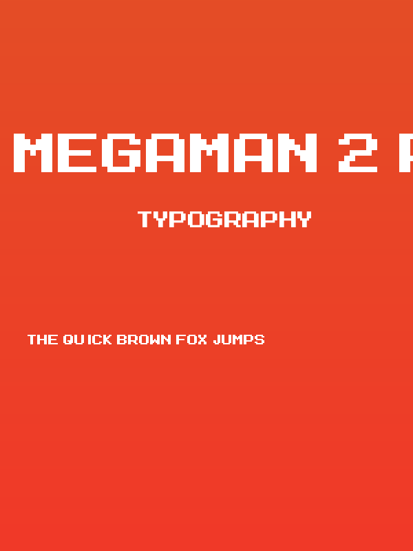 MegaMan 2 Regular Poster