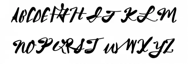 MegaRiches 字体 大写