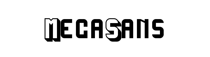 MegaSans  font caratteri gratis