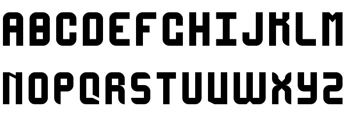 MegaSans Font LOWERCASE