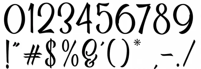 Megabite Font OTHER CHARS